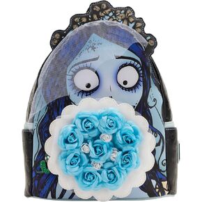 حقيبة كتف نسائية بحزام مزدوج من Loungefly Corpse Bride Emily Bouquet in Kuwait