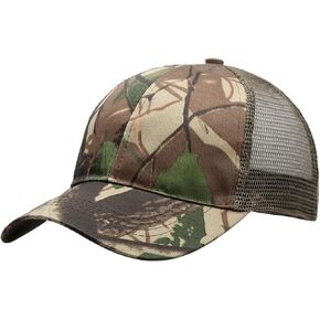 Foetest Adjustable Baseball Cap Camouflage Mesh Hat Sports Net Cap Sport Summer Hat Military Cap