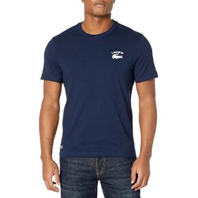 تي شيرت Lacoste Contemporary Collection للرجال ذو قصة عادية وأكمام قصيرة مع تفاصيل مطرزة in Kuwait