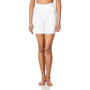 Alo Yoga Women's High Waist Bike Shorts, White, M