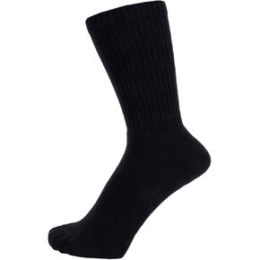 ZAKIRA Finest Combed Cotton Terry Lined Athletic Sports Crew Socks for Men, Women