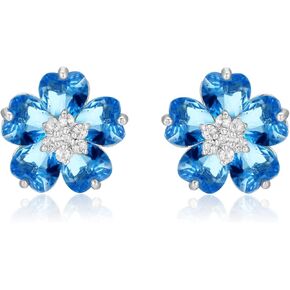 كروكيل اقراط بتصميم عبارة You are Unique, always beautiful full of joy, I love you with all my heart مصنوعة من الزركونيا - 7071130 in Kuwait