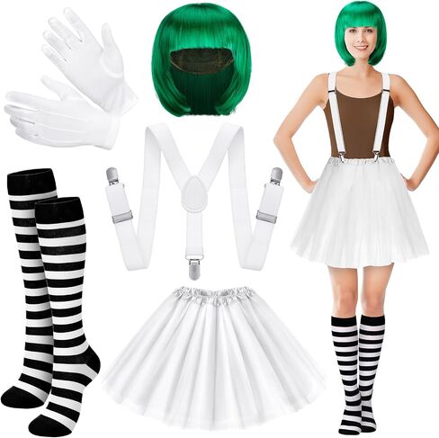 إكسسوارات أزياء Xtinmee Halloween النسائية للشوكولاتة ووكر أزياء شخصية الفيلم للنساء البالغات in Saudi Arabia