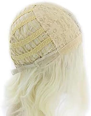 MISSLATE Blonde Wigs for Khaleesi Costume Cosplay Daenerys Targaryen Wig Long Braided Party Hair Wigs for Halloweenwith Wig Cap (Silver white) in Saudi Arabia