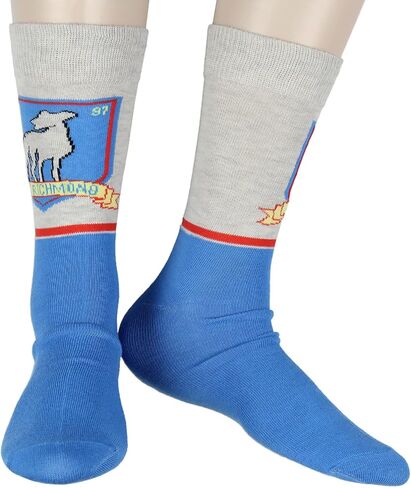 Bioworld Ted Lasso Original Series AFC Richmond 3 Pairs Multi-Design Mid-Calf Crew Socks in Saudi Arabia