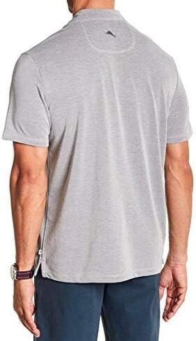 Tommy Bahama Shoreline Surf Polo Shirt Short Sleeve Golf Shirts (X-Large, Onyx) in Saudi Arabia