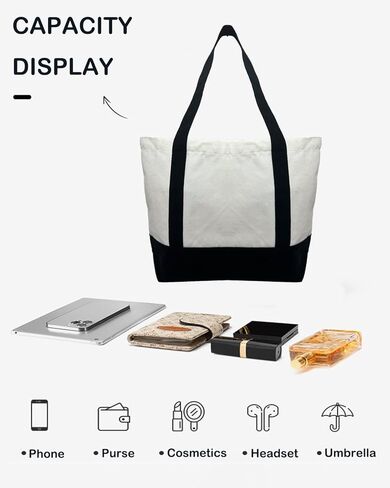 حقيبة حمل قماشية من Givvo للنساء، حقيبة حمل شخصية هدية عيد ميلاد، حقائب حمل أولية كبيرة الحجم لصديق المعلم وحفلات زفاف على الشاطئ in Kuwait