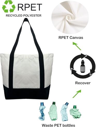 حقيبة حمل قماشية من Givvo للنساء، حقيبة حمل شخصية هدية عيد ميلاد، حقائب حمل أولية كبيرة الحجم لصديق المعلم وحفلات زفاف على الشاطئ in Kuwait