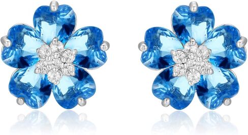 كروكيل اقراط بتصميم عبارة You are Unique, always beautiful full of joy, I love you with all my heart مصنوعة من الزركونيا - 7071130 in Kuwait