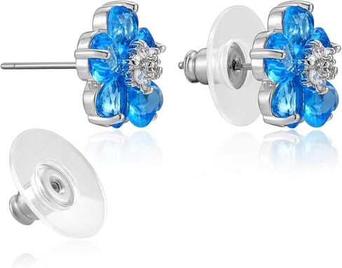 كروكيل اقراط بتصميم عبارة You are Unique, always beautiful full of joy, I love you with all my heart مصنوعة من الزركونيا - 7071130 in Kuwait