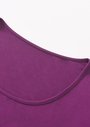 Latuza Women's Soft Viscose Short Sleeves Long Nightgown in Kuwait