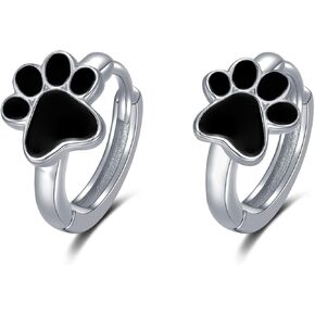 اقراط على شكل مخلب للنساء من الفضة الاسترليني عيار 925، اقراط حلقية مضادة للحساسية للبنات والكلاب والقطط، هدايا مجوهرات للاذن الحساسة للاطفال والمراهقين in Kuwait