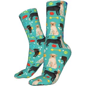 AOTOSE Labrador Retriever Toys Dog Dogs Dog Black Lab Yellow Lab Chocolate Lab Dog Dog Desig Men's Athletic Ankle Socks Cushion Running Socks for Men&Women Cotton Socks Crew Socks, Yellow,chocolate, in Kuwait