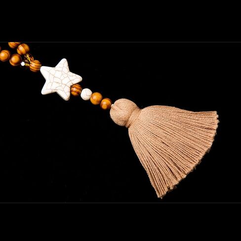 smongdelis boho الفيروز القلائد للنساء، اليدوية شل طويل قلادة للنساء الأزياء والمجوهرات بيان مطرز القلائد الهبي البوهيمي شرابة الخشب قلادة in Kuwait