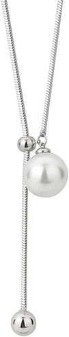 Sither Pearl Bead Necklace for Women Long Sweater Chain Y Necklace Wedding Dressy Necklace Jewelry for Winter Evening Party Christmas Gift in Saudi Arabia