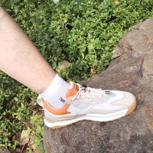 Ahoper Metal Lock - No Tie Shoe Laces for adults, Elastic Shoelaces for sneakers, tieless for kids, Shoe strings, 3 Pairs in Saudi Arabia