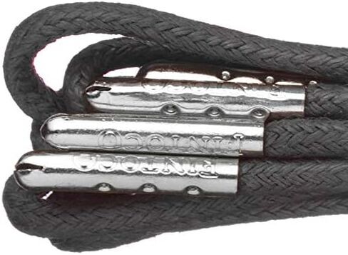 FINTOCO Round Waxed Dress Shoe laces with Metal Tips in Saudi Arabia