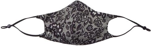 Wolford Reversible Lace Silk Face Mask Black Print/Reversible One Size in Saudi Arabia