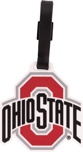 Ohio State University Luggage Tag OSU Buckeyes Tags Bag (PVC Luggage Tag - Design A) in Saudi Arabia