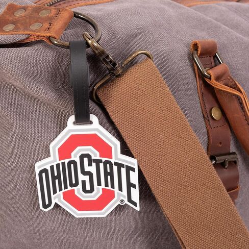 Ohio State University Luggage Tag OSU Buckeyes Tags Bag (PVC Luggage Tag - Design A) in Saudi Arabia