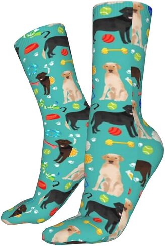 AOTOSE Labrador Retriever Toys Dog Dogs Dog Black Lab Yellow Lab Chocolate Lab Dog Dog Desig Men's Athletic Ankle Socks Cushion Running Socks for Men&Women Cotton Socks Crew Socks, Yellow,chocolate, in Kuwait