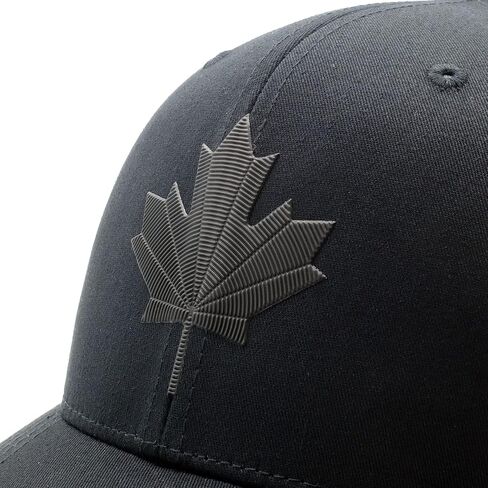 TP THE PRIDE Canada Hat Premium 3D Patch Trucker Hat, Snapback Cap Handmade in USA with Imported Goods (CA6606BK-BlackMaple) in Saudi Arabia