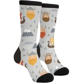Jinjinkiang Unisex Casual Funny Novelty Crew Socks Gifts For Men Women