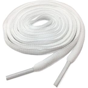 YJRVFINE Oval Sneaker Shoe Laces: 2 Pairs Half Round Shoelaces for Athletic Shoes in Kuwait