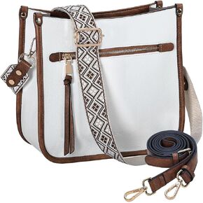 VASCHY Crossbody Bag Purse for Women,Fashion Vegan Leather Hobo Handbag Shoulder Bag Purse with Guitar Strap in Kuwait
