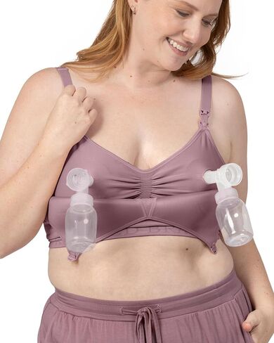 Kindred Bravely Sublime Contour Hands Free Pumping & Nursing Bra | Everyday, Seamless Maternity T-Shirt Bra in Saudi Arabia