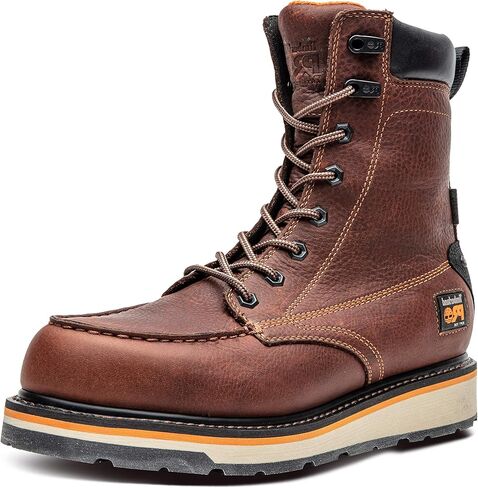 Timberland Men's Gridworks 8 Inch Soft Toe Waterproof 8 WP, Brown, 10.5 in Saudi Arabia