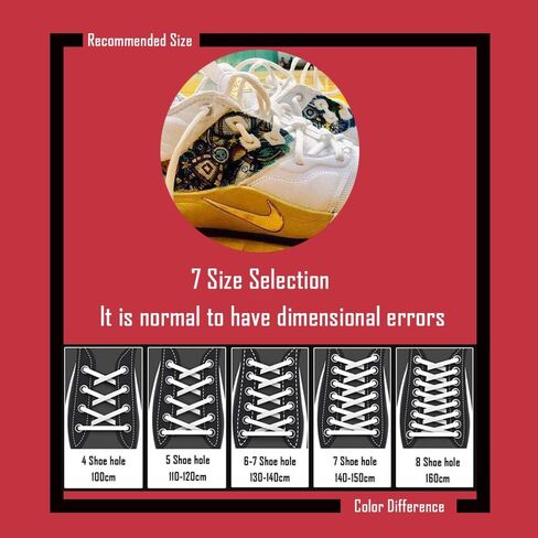 GxxBxx 9 أزواج من أربطة الأحذية الرياضية نصف المستديرة لأحذية كرة السلة/الأحذية الرياضية/الأحذية الطويلة/الأحذية الكاجوال in Kuwait