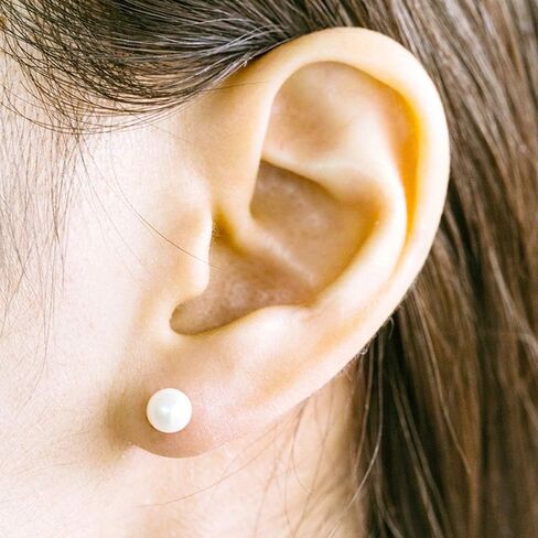 Simulated Pearl Small Cartilage Stud Earrings for Women Girls Mini 20G Barbell Piercing Sleeper Screwed Ball Upper Helix 925 Sterling Silver Gold Conch Dainty Cute Tragus Hypoallergenic Teens in Saudi Arabia