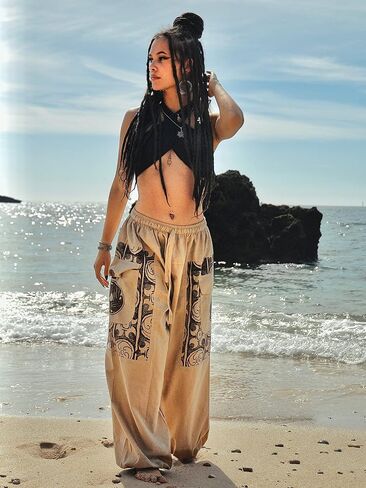 Siamrose حريم السراويل اليوغا السراويل الرجال النساء عارضة صالة السراويل 2 جيوب كبيرة in Kuwait
