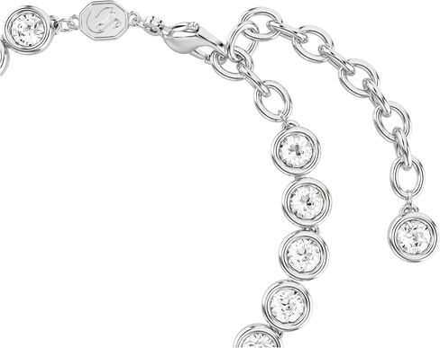 Swarovski Imber Tennis Bracelet, Round cut, Clear, Rhodium Finished in Saudi Arabia