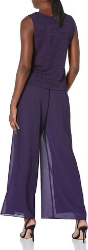 Le Bos Women's Missy 3 Piece Stretch Crinkle Pant Set in Saudi Arabia