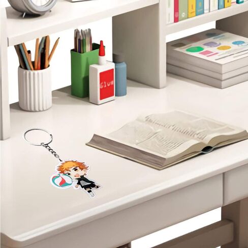 سلاسل مفاتيح من هايكيو، 6 قطع من سلاسل مفاتيح انيمي لطيفة للاطفال والبنات والاولاد، هدايا عيد الميلاد، 6 قطع، 6 قطع (عبوة من قطعة واحدة), عبوة من 6 قطع. in Kuwait