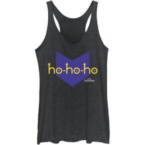 Marvel Girls Hawkeye Ho Logo Juniors Tri Blend Tank