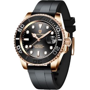 Men Watches Pagani Design Watch for Men Automatic NH35 Mechanical 100M Waterproof Stainless Steel Sapphire Glass Yacht Wristwatch PD-1651 in Kuwait