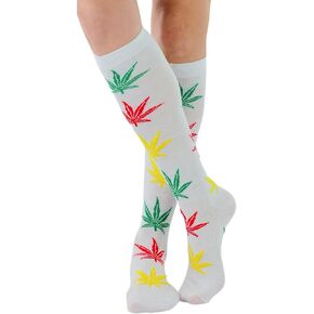 ToBeInStyle Women's Colorful Patterned Design Knee High Socks