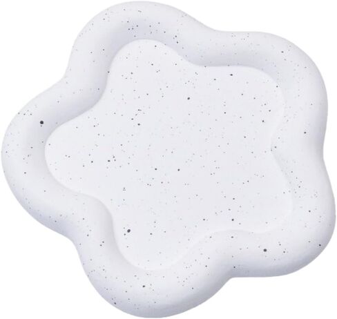 Bitray Jewelry Tray Cute Heart Shape White Trinket Dish Plate for Rings Earrings Necklaces in Saudi Arabia