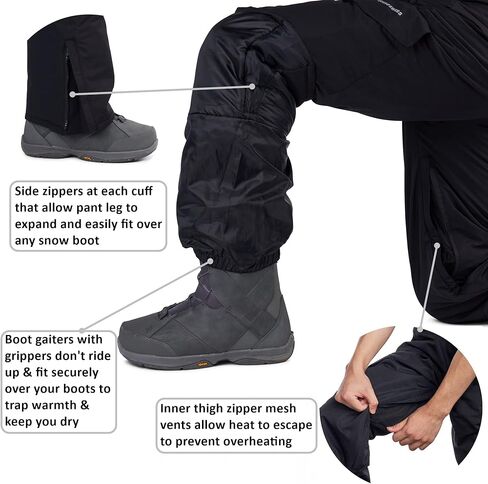 ألباين سويس رجالي معزول سنو مريلة وزرة مقاومة للماء للتزلج على الجليد في فصل الشتاء in Kuwait