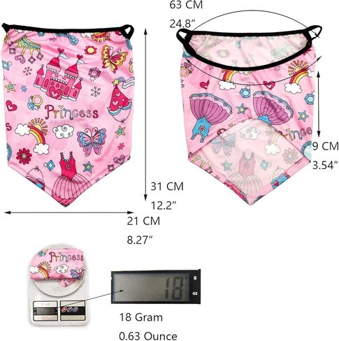 4 عبوات من قناع الوجه للرقبة للأطفال مع حلقات الأذن للأطفال، وشاح وجه للتزلج بالأشعة فوق البنفسجية للصيف للفتيات والأولاد in Kuwait