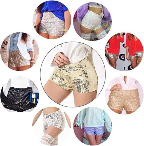 شورت نسائي قصير لامع ومثير بالترتر من JUST BEHAVIOR in Kuwait