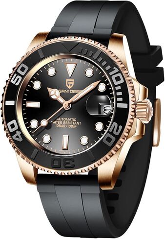 Men Watches Pagani Design Watch for Men Automatic NH35 Mechanical 100M Waterproof Stainless Steel Sapphire Glass Yacht Wristwatch PD-1651 in Kuwait