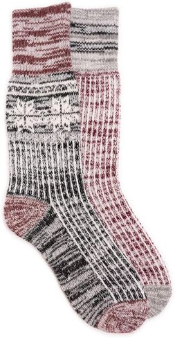 MUK LUKS Women's 2 Pair Pack Wool Lodge in Kuwait