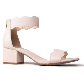 J. Adams Mimi Ankle Strap Kitten Heel Sandal