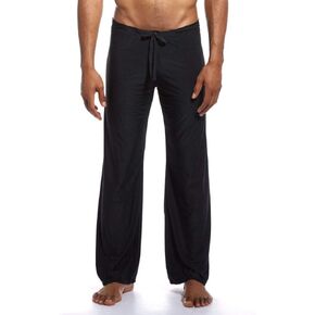 بنطال Mendove Yoga Lounge طويل من الحرير الجليدي للرجال