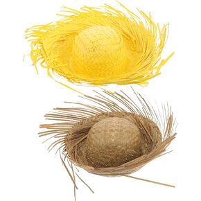 قبعة الشاطئ Zerodeko قطعتين من قبعات Beachcomber المصنوعة من القش، قبعات هاواي المصنوعة من القش، قبعات الصيف للشاطئ، قبعات نسائية in Kuwait