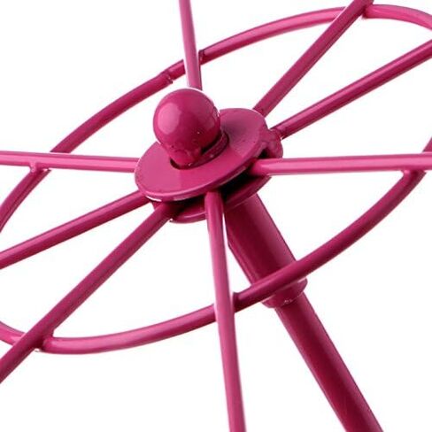 Asdomo 2 Tier/3 Tier Counter Top Spinner Rack مجوهرات منظم برج قلادة شجرة عرض موقف (أسود) in Kuwait